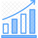 Beneficio Evolucion Grafico De Barras Icon