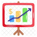 Analisis De Ganancias Crecimiento Financiero Crecimiento Del Dinero Icono