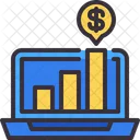 Crecimiento Financiero En Linea Crecimiento Del Dinero En Linea Crecimiento Del Dinero Icon