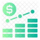 Crecimiento Negocios Dolar Icono