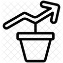 Crecimiento De La Inversion Crecimiento Del Dinero Desarrollo Empresarial Icono