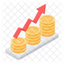 Crecimiento de litecoin  Icono