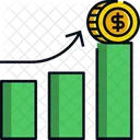 Crecimiento Del Dinero Dinero Crecimiento Icono