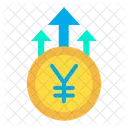 Crecimiento Del Yen Crecimiento Empresarial Crecimiento Del Dinero Icon