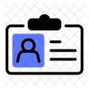 Credential Identity Id Card Icon