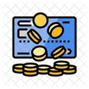 Credit Card Coins Icon