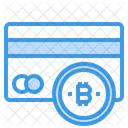 Credit Card Money Bitcoin Cryptocurrency Credit Card Debitcard Icon