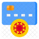 Credit Card Virus Payment Icon
