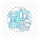 Credit Cards Balance Transfer Money Debt Management Icon