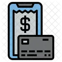 Credit Card Bill Credit Card Receipt Bill Icon