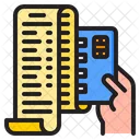 Credit Card Bill  Icon