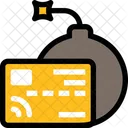 신용카드 폭탄  아이콘