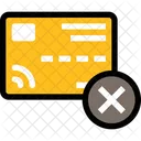Credit Card Cancel  Icon