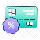 Credit Card Discount  Icon