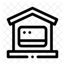 Credit card house  Icon
