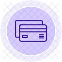 Credit Card Black Outline Icon Icon