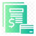 Credit Card Billing Validating Ticket Icon