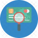 Credit Card Investigation Credit Card Scanning Credit Card Surveillance Icon