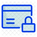 Credit Card Lock Secure Payment Credit Card Icon