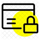 Credit Card Lock Secure Payment Credit Card Icon