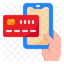 Credit Card Payment Online Payment Smartphone Icon