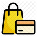 Credit Card Payment Card Payment Shopping Bag Icon