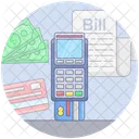Credit Card Receipt Credit Bill Credit Payment Icon