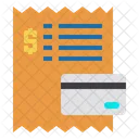Credit Card Bill Invoice Icon