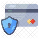 Credit Card Security Card Protection Locked Card Icon