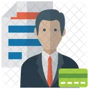 Credit Card Services Banker Credit Card Provider Icon