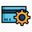 Credit Card Setting Payment Setting Credit Icône
