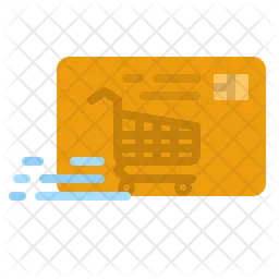 Credit Card Shopping  Icon