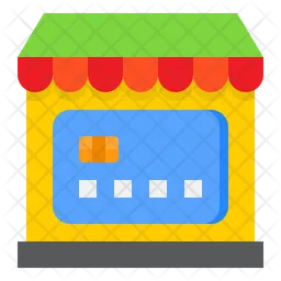 Credit Card Shopping  Icon