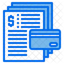 Bill Credit Card Invoice Icon