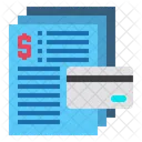 Bill Credit Card Invoice Icon