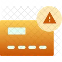 Credit Card Warning  Icon