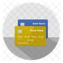 Credit Cards Gold Blue Icon