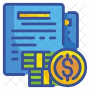 Credit Bill Contract Icon