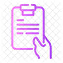 Credit Report Invoice Document Icon