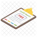 Credit Scoring Credit Report Credit Assessment Icon