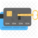 Card Lock Key Icon