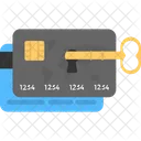Card Lock Key Icon