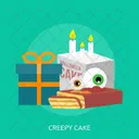 Creepy Cake Sweet Icon