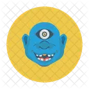 Creepy Monster Zombie Icon