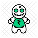 Creepy Doll Scary Toy Icon