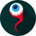 Creepy Eye Ball Blood Icon
