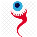 Creepy Eye Ball Blood Icon