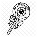 Creepy Lollipop Sweet Confectionery Icon