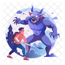 Creepy monster  Icon