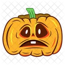 Creepy Pumpkin Scary Pumpkin Creepy Icon